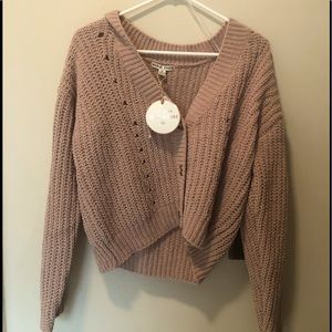 New women’s crop top sweater